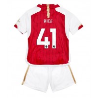 Camisa de time de futebol Arsenal Declan Rice #41 Replicas 1º Equipamento Infantil 2023-24 Manga Curta (+ Calças curtas)